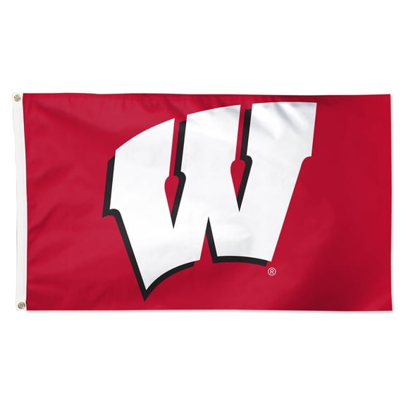 WinCraft Wisconsin Badgers 3' x 5' Single-Sided Deluxe Flag