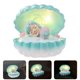 thumbnail image 4 of Lámpara de noche LED para dormitorio, lámpara de mesa con forma de concha de sirena, lámpara de ambiente para mesita de noche, 4 of 7