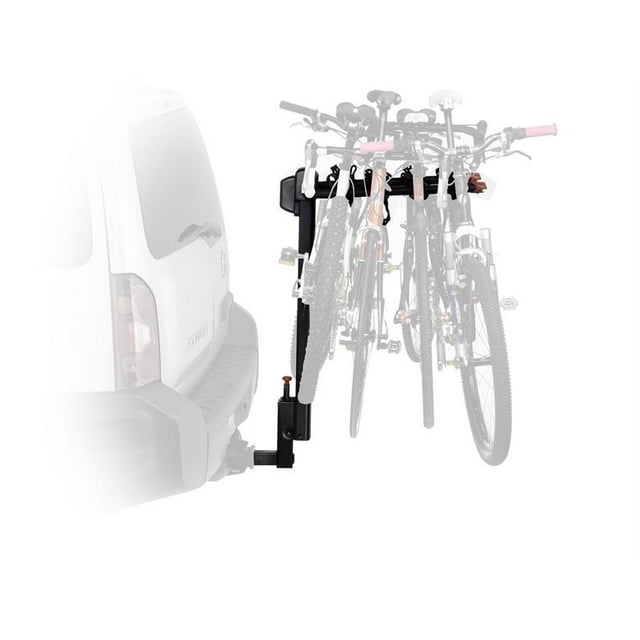 Yakima Porte-Vélo à Montage d'Attelage Inclinable pour 4 Vélos pour Voiture/camion/VUS, DoubleDown 4