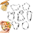 thumbnail image 2 of ACDANC Easter Cookie Cutters,7-Piece Carrot Egg Bunny Shapes Metal Stainless Sets for Baking Bunny Cookie Cutter, 2 of 8