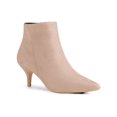 thumbnail image 1 of Unique Bargains Women's Pointed Toe Zip Stiletto Ankle Boots, 1 of 8