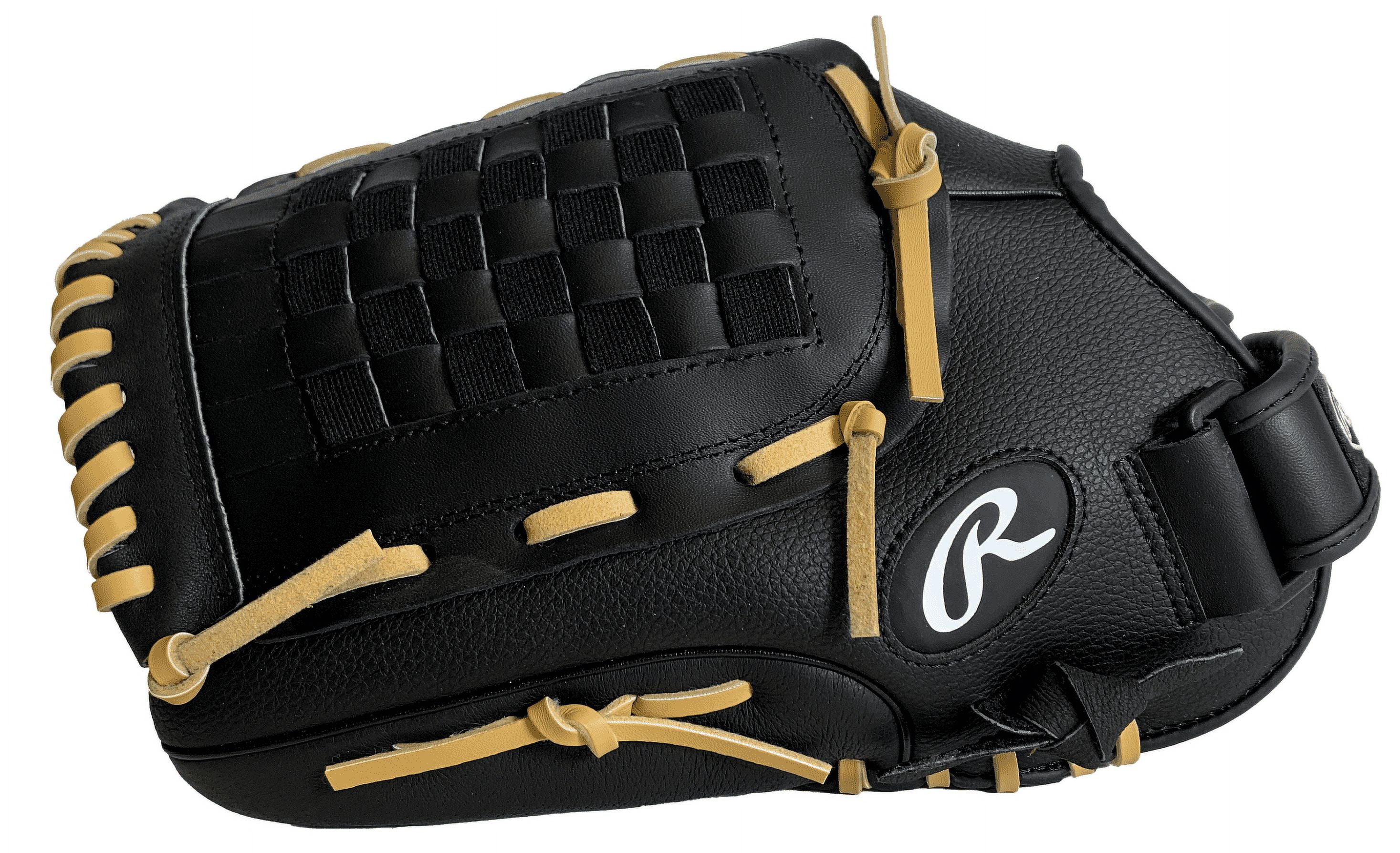 Rawlings Softball Series Slowpitch Glove, Basket Web, 13", Left Hand Throw