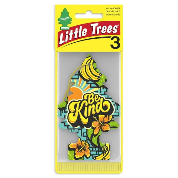 Little Trees Air Freshener Be Kind Fragrance 3-Pack