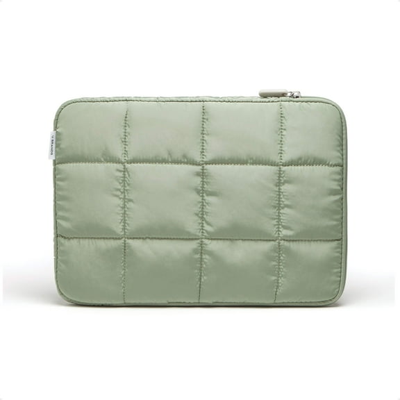 U Brands The Puffer - Matcha Laptop Sleeve, 13 in Green