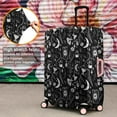 thumbnail image 4 of Black Gothic Moon Card Moth Pattern Luggage Cover Fashion Suitcase Cover Baggage Covers Fit 25-28 Inch Luggage (Go Travel), 4 of 5