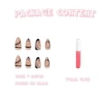 thumbnail image 4 of False Nails French Manicure White Glitter Cover Medium Tips, 4 of 5