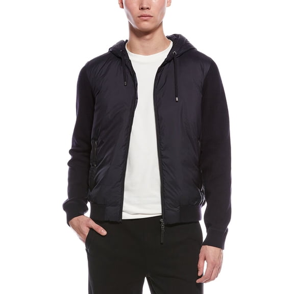 Bogner mens Lirem Wool-Blend Down Jacket, XL, Blue