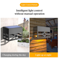thumbnail image 4 of Luces solares de pared para exteriores, luces LED impermeables para escaleras, luces solares para patio exterior, multicolor, 4 of 8