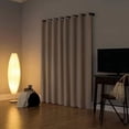 thumbnail image 2 of Sun Zero Pratt Tonal Texture Fleece Insulated Blackout Window Curtain Panels 63", 2 of 8