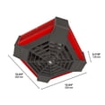 thumbnail image 2 of Stelpro Ventilateur Mural Araignée Blanc - 4000 W, 240 Volts, 2 of 11