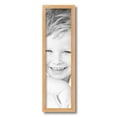 thumbnail image 2 of ArtToFrames 6" x 22" Red Oak Wood Picture Frame, 6x22 inch Brown Wood Poster Frame (WOM-4878), 2 of 7