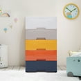thumbnail image 5 of Loyalheartdy 5 Plastic Drawers Dresser 18x12x33Inch, 5 Layers Colorful Storage Cabinet Rolling Tower Chest Bedroom Closet Organizer, 5 of 12