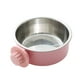 thumbnail image 1 of Cuenco Colgante Para Mascotas 2 En 1 Cuenco Colgante De Acero Inoxidable Extraíble Para Cachorros/Gatos Jaula Colgante Para Cuencos De Mascotas Comedero Grande Para Perros Y Gatos 5,32 Pulgadas, 1 of 4