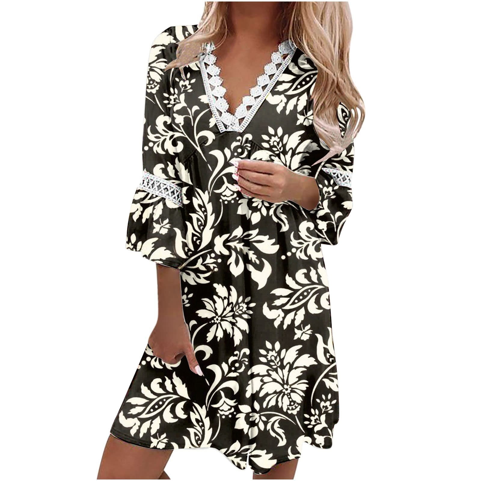 TBKOMH Womens Summer Dresses for 2023, 2023 Spring and Summer Casual