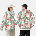 thumbnail image 6 of Balery Strawberry Men's Women's UPF 50+ Sun Protection Lightweight Hoodie Performance Long Sleeve Shirt for Fishing Running-Medium, 6 of 9