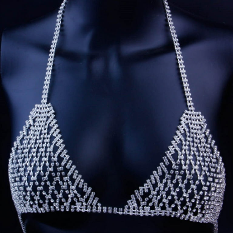 Shop Rhinestone Chain Bra Accessories with great discounts and