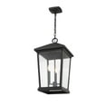 thumbnail image 4 of Z-Lite 568CHXL-BK Outdoor Pendant Black Aluminum Beacon Black, 4 of 5