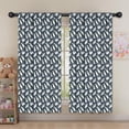 thumbnail image 5 of Blackout Kids Curtains,Dark Blue Cartoon Unicorn Pattern Childrens Insulated Curtains Set Of 2,Bedroom Essentials,Toddler Room Decor 52"x63", 5 of 5