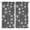 dog, variant on 2 Pack Funny Dog Illustration Caf Curtains - Cartoon Puppy & Paw Design Rod Pocket Window Panels, 42x63 Inch