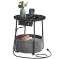thumbnail image 1 of Mesa Lateral VASAGLE ULET228B01 con Carga USB y Canasto de Tela, 1 of 9