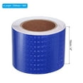thumbnail image 2 of Uxcell Reflective Tape, 4" x 66 Ft Waterproof High Visibility Warning Safety Tape, Blue, 2 of 6