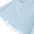thumbnail image 5 of ITSAME Flower Girls Tunic Dress Ruffle Fly Sleeve Boat Neck A-Line Wedding Party Pageant Gown Light Blue Size 6, 5 of 6