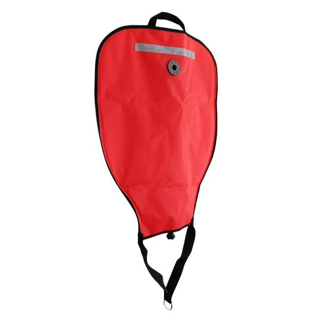 Bolsa De Elevación De Buceo 50 Libras Con Válvula De Alivio De Sobrepresión, Visibilidad Con Correa Reflectante Para Trabajo Subacuático Snorkeli rojo Baoblaze Scuba Lift Bags