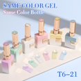 thumbnail image 3 of Set de esmaltes en gel Double Rhythm, 6 x 15 ml, del mismo color Soak Off, 3 of 9