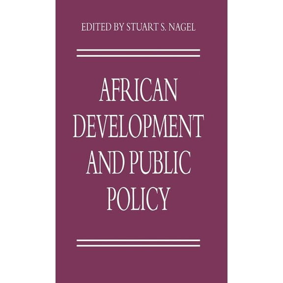 Policy Studies Organization African Development and Public Policy, (Hardcover)
