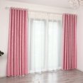 thumbnail image 4 of 1 cortina para ventana con elegantes paneles de cortina opacos de poliéster perforados con control de luz, 4 of 8