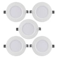 thumbnail image 3 of Led Downlight Blanco Lente Plana Foco De Luz De Techo Empotrado Blanco Frío Ac 100-245V 9 * 3W Moyic HA024808-07, 3 of 6