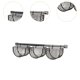 thumbnail image 5 of Hanging Wall Basket Potato Storage Basket Ginger Garlic Container For Dining Room Black, 5 of 7