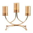 thumbnail image 2 of Candelabros dorados Soledad Decoración de mesa de comedor, 2 of 2