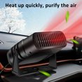 thumbnail image 3 of Mistaha Universal 24V 200W Car Heater Fan Defroster Windshield Defogger Portable Auto Heater Black, 3 of 7