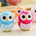 thumbnail image 6 of WHAMVOX 1Pcs Pink Plastic Owl Shaped Kitchen Timer With Visual Reminder For Animal Kitchen Utensils, 6 of 8
