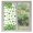 Off White, variant on St. Patrick's Day Window Privacy Film, Spring Green Botanical Lucky Clovers Static Cling UV Sun Blocking Heat Control Window Tint Day and Night, Non-Adhesive One Way Privacy Cover 35.4''x78.7''