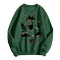 thumbnail image 4 of HNMKIU Chandail à Col Rond pour Femmes, Chandail à Capuchon Imprimé pour Dames Automne Hiver Noël, Chandail à Capuchon, 4 of 4