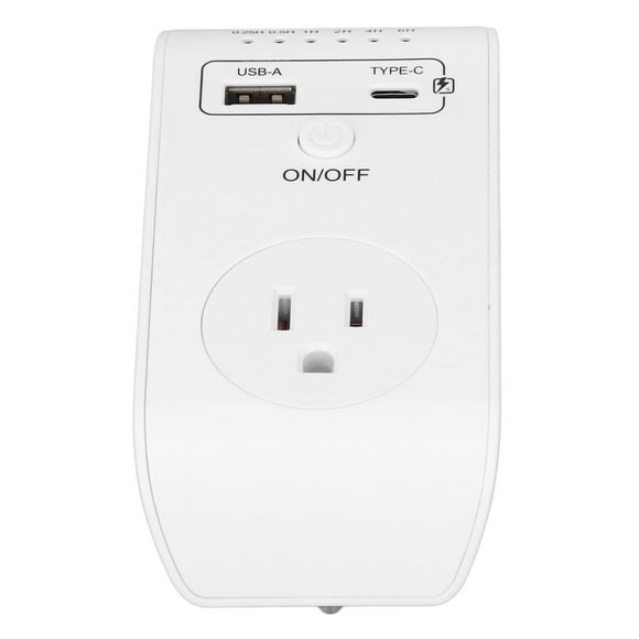Wall Charger Power Plug Adapter, Multifunctional Energy Saving Overload Guard Power Plug Adapter US Plug 120V 1800W for Business Trips