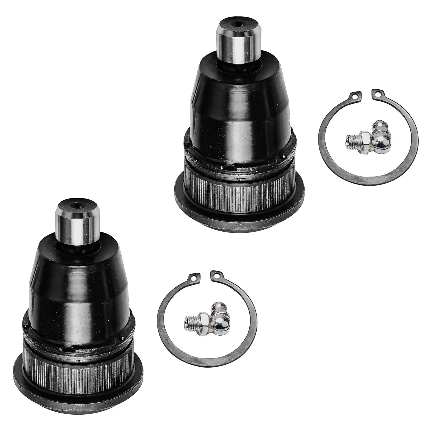 Detroit Axle - 4WD Front Left & Right CV Axle Shafts Upper Ball Joints for Chevy Trailblazer GMC Envoy Isuzu Ascender - 4pc Set