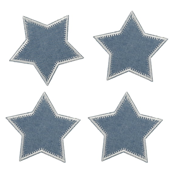 Yoetaun Eye-Catching Embroidered Star for Clothes Hat Sewing Patches Scarf Wedding Dress Decors Accessories Color B
