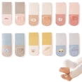 thumbnail image 1 of 6 pares de calcetines antideslizantes para bebés, calcetines para niños pequeños con agarraderas, calcetines con suela antideslizante para niños, 1 of 5