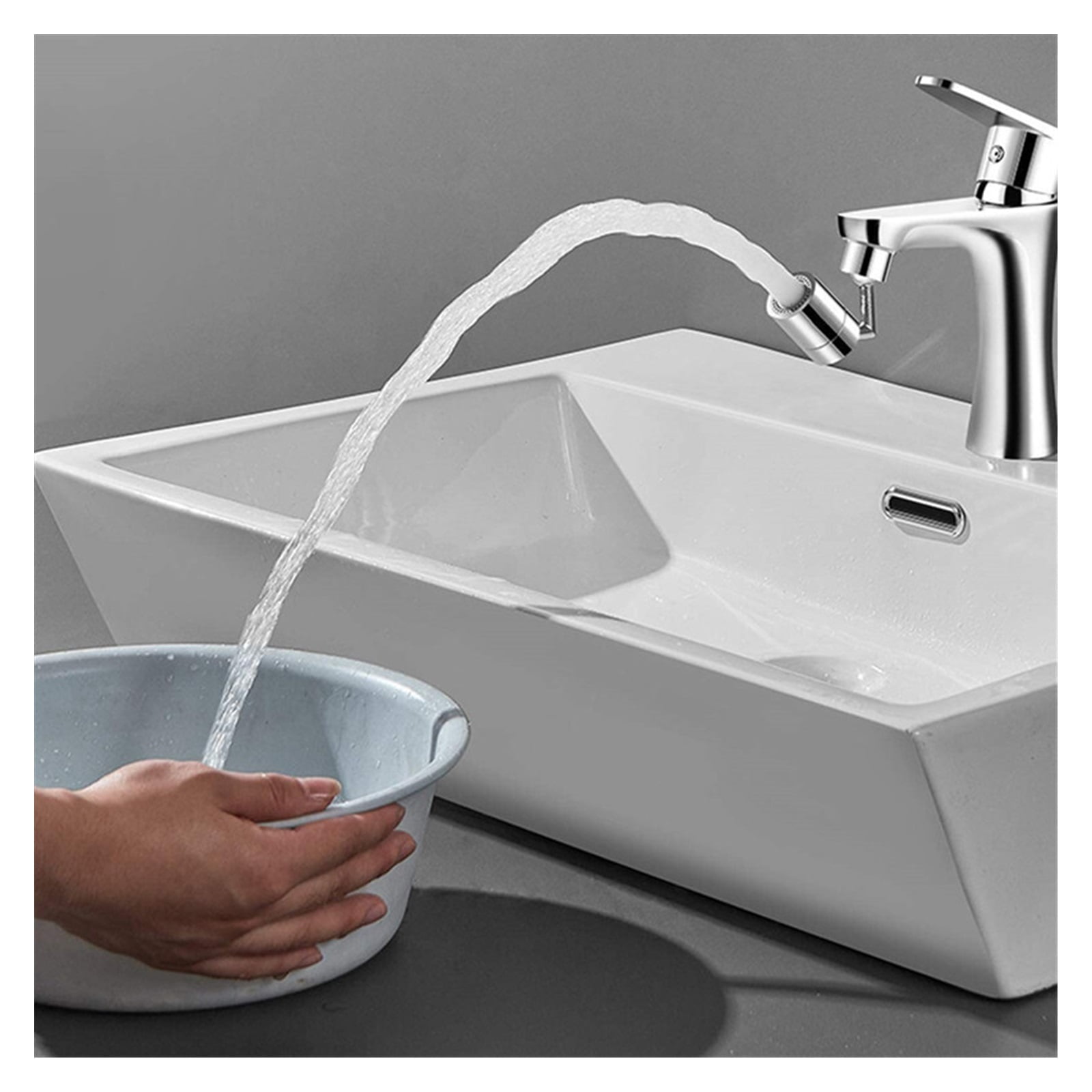 720 Degree Swivel Kitchen Sink Faucet Aerator Universal Splash Filter Faucet Spray Head Kitchen Tap Water Saving Nozzle Movable Brass Sprayer ,Water Saving
