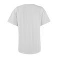 thumbnail image 4 of ’s Street Solid Button Front Shirt – Casual Oversized Poplin Top, 4 of 4