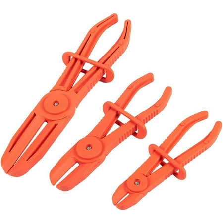 

Egebert Hose Clamp Pliers Pinch Pliers Line Clamps Fuel Water Line Hose Clamp Plastic Repair Tool for Brake Radiator Fuel Hoses (Red 3pcs)