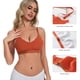 thumbnail image 5 of Brasier sin Varillas Mujer Tela de Mantequilla Cómoda y Transparente Correa de Hombro sin Cordones sin Espalda sin Esponja con Correas de Hombro convertibles Mediana, 5 of 5