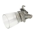 thumbnail image 1 of Whiskey Glass Unique Animal Head Design Funny Novelty Glass Cup for Bars Taverns Party Games Bull, 1 of 3