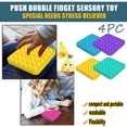 thumbnail image 2 of Juego de 4 juguetes sensoriales Push Bubble Fidget para aliviar el estrés, 2 of 5