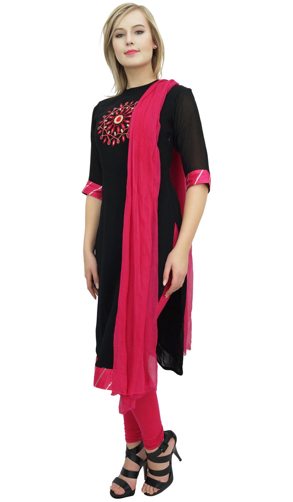 Order Now ...Cut sleeves salwar suit .Embroided kurta with pink salwar and  net Dupatta. We are wholesellers & Expo… | Clothes for women, Bridal  elegance, Fine woman