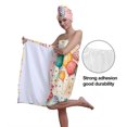 thumbnail image 5 of Colevkie Women's Birthday Balloon Series Pattern 2 Pcs Bath Towel & Shower Cap Set Soft Adjustable Portable Quick Drying Bath Wrap Set for Home Bathroom Sauna Beach, 5 of 8