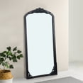 thumbnail image 2 of Arch Mirror Full-Length Mirror Vintage Decorative Mirror,64"*22",Black, 2 of 6